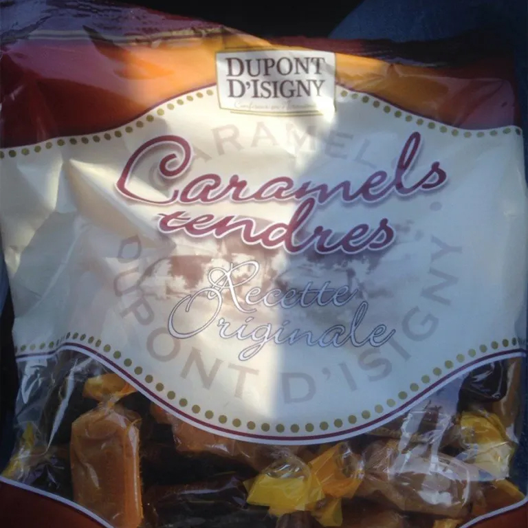 Emballages de bonbons caramels insigny Normandie